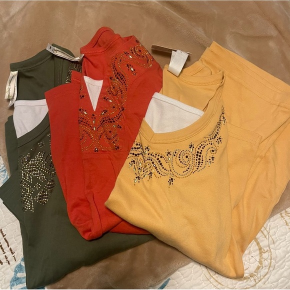 NWOT Lot of 3 Women’s Fall Shirts Size Small - Picture 1 of 1
